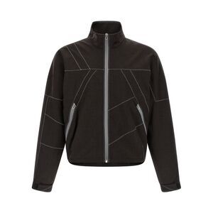Kiko Kostadinov Brown Virgin Wool Full-Length Men's Jacket
